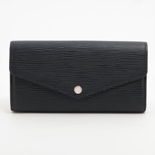 Louis Vuitton Epi Portefeuille Sara M60582 Noir Long Wallet