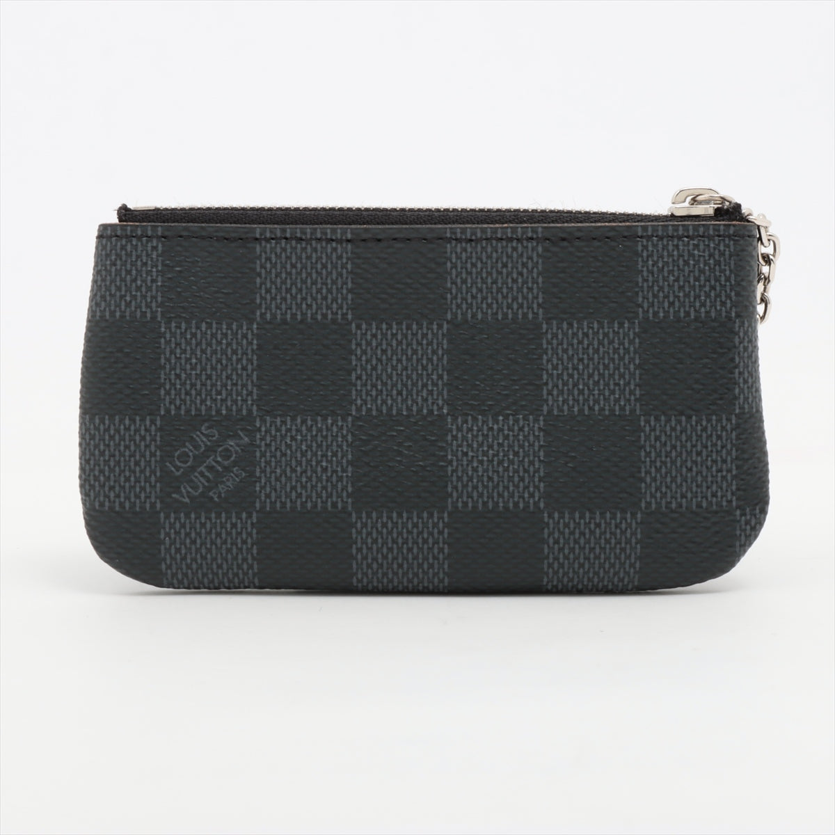 Louis Vuitton Damier Graphite Pochette Cure N60155 CT4203 Black Coin Purse