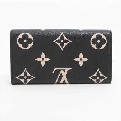 Louis Vuitton Bicolor Monogram Empreinte Portefeuille Sarah Wallet M80496