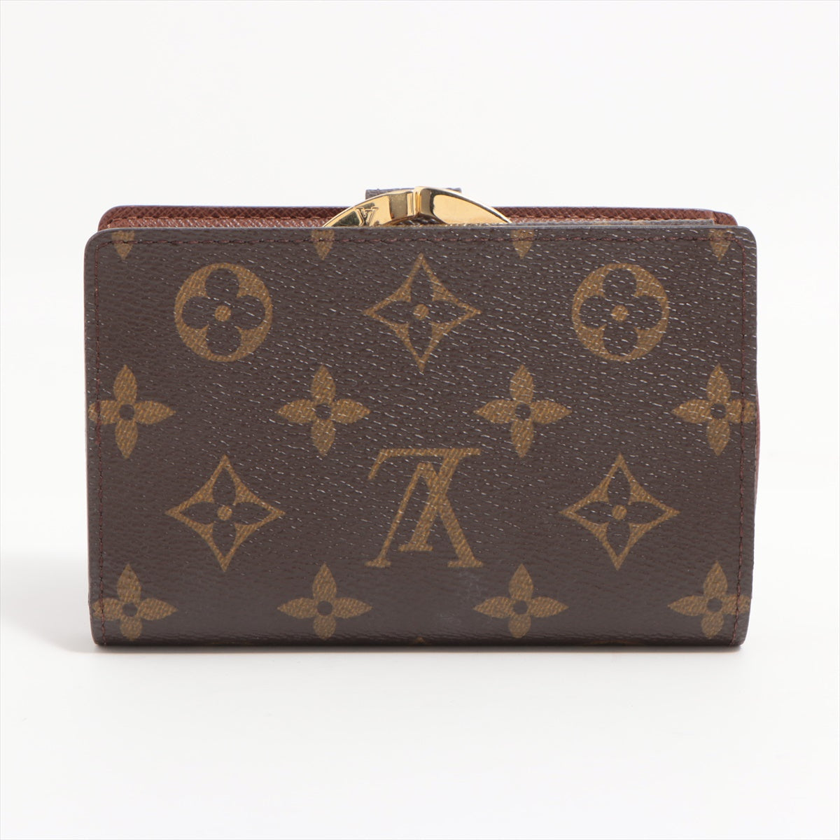 Louis Vuitton Monogram Portofeuille Vienova M61674 MI1123 Brown Compact Wallet