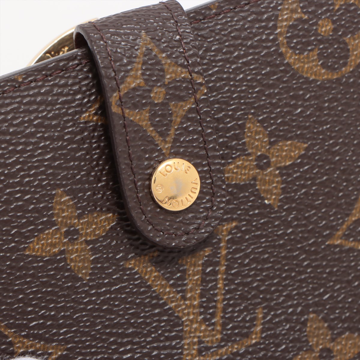 Louis Vuitton Monogram Portofeuille Vienova M61674 MI1123 Brown Compact Wallet