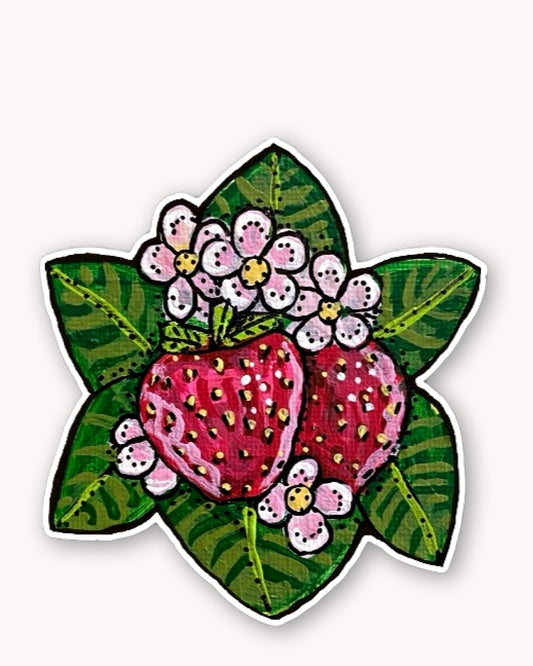 Strawberry Sticker
