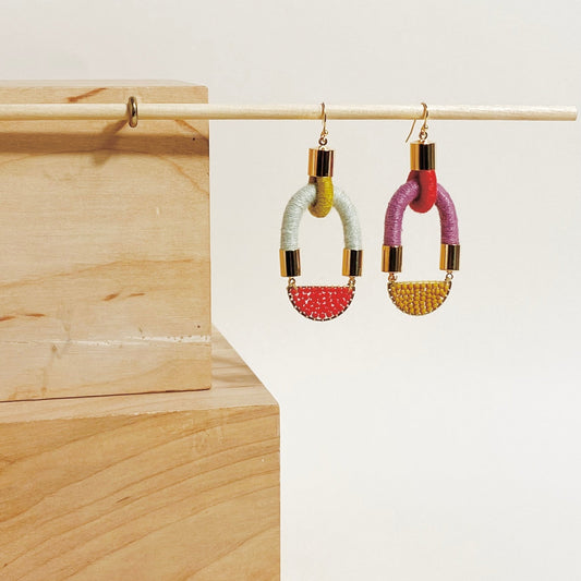 Simpatico Earrings in Warm Tones