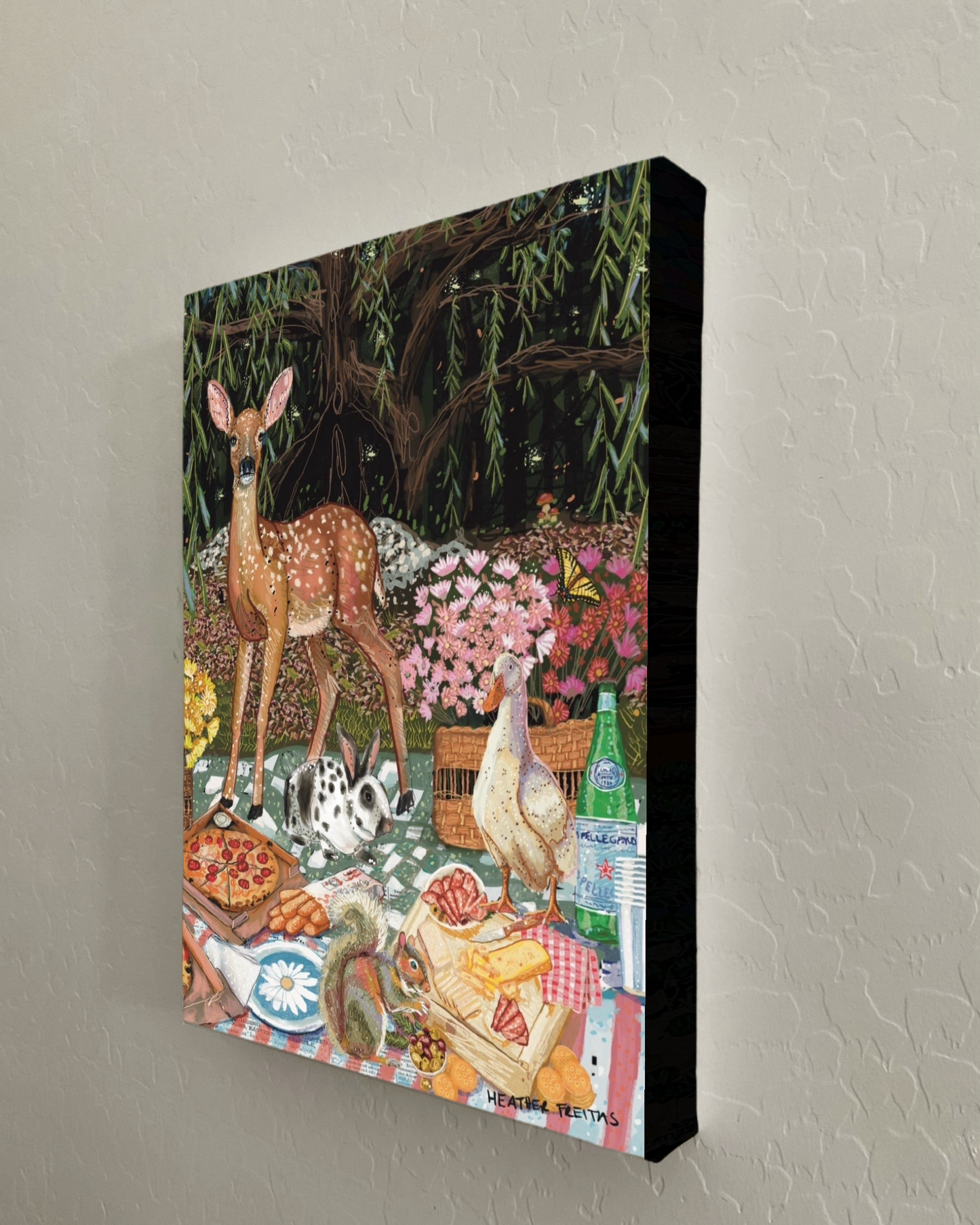 Woodland Friends Picnic Print