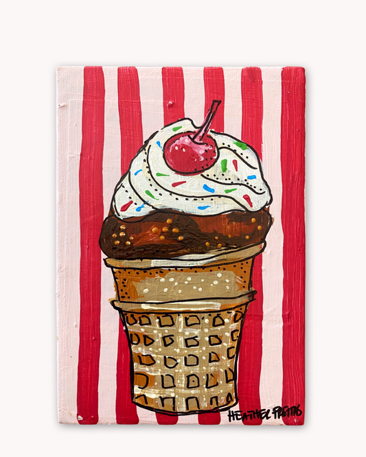 Chocolate Cone ( Original Painting )