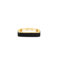 Black Diamond Square Ring
