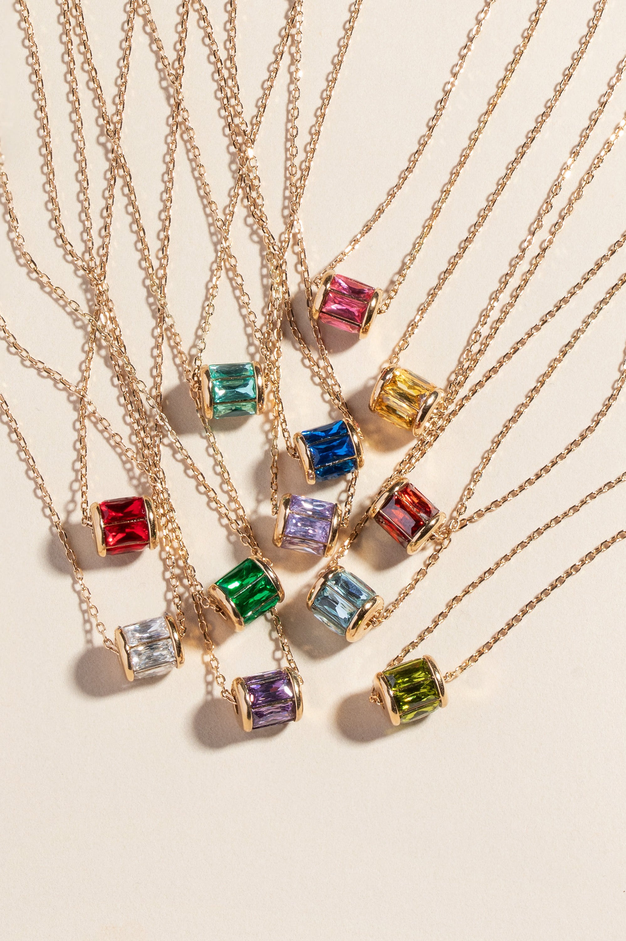 January Birthstone Precious Pendant Necklace