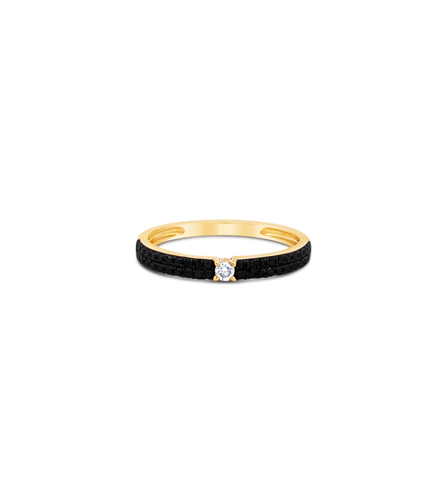 Black & White Diamond Ring