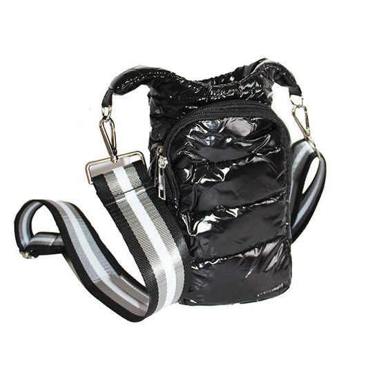 Crossbody Drink Carrier Black