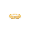 Diamond Baguette Cluster Signet Ring