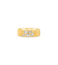 Diamond Baguette Cluster Celestial  Cigar Band