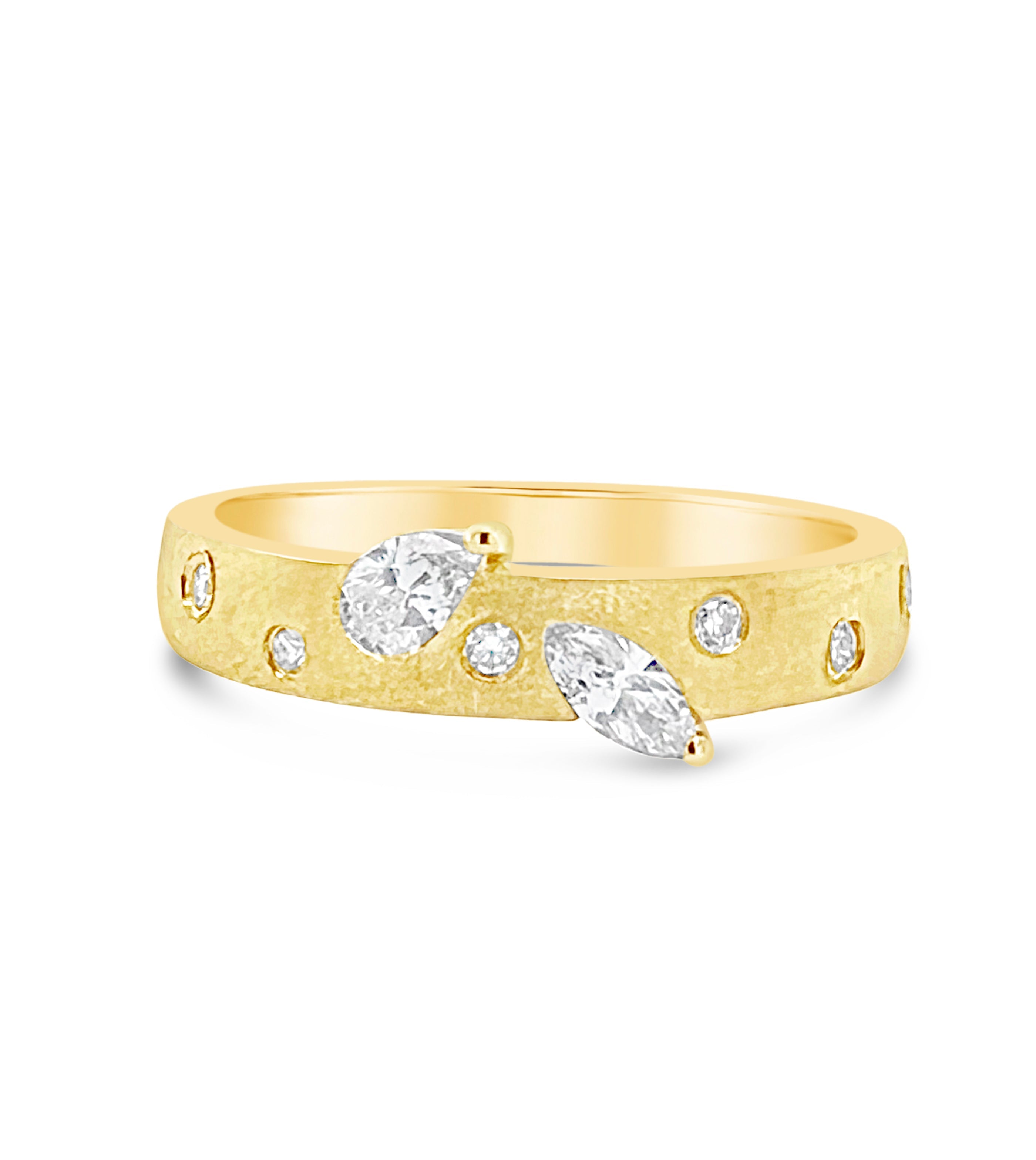 Diamond Celestial Protruding Band