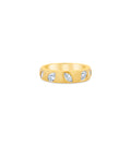 Diamond Pear & Marquise Flush Band