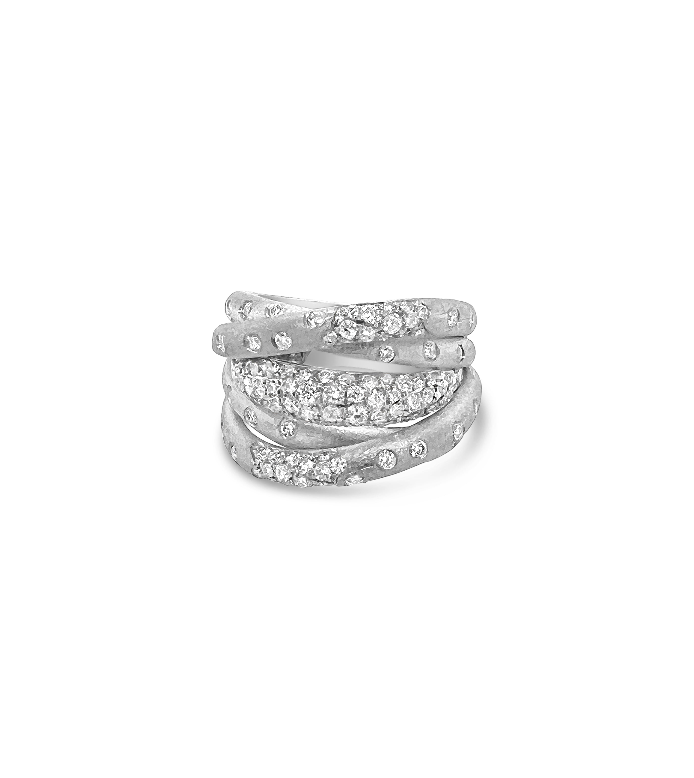 Diamond Celestial Crossover Ring