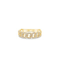 Diamond Cuban Link Ring