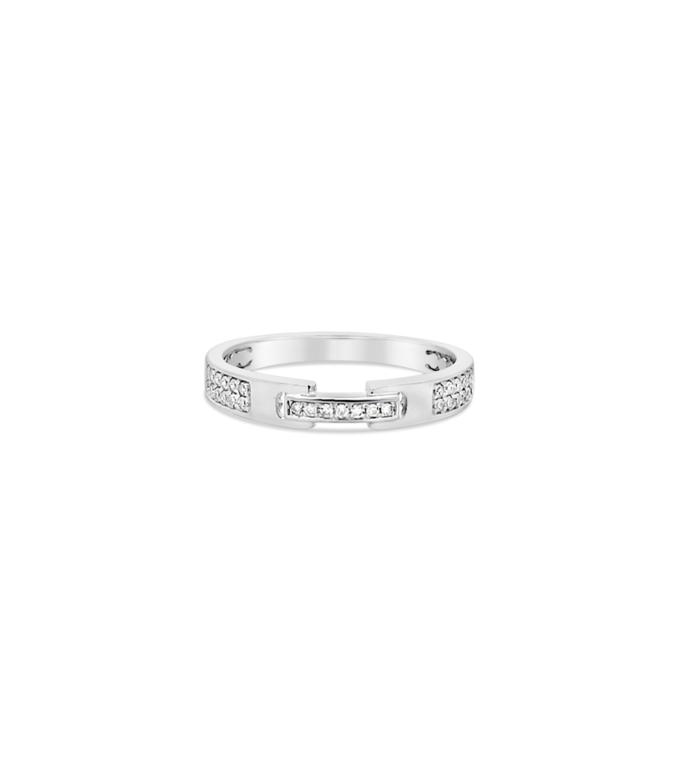 Diamond Buckle Ring
