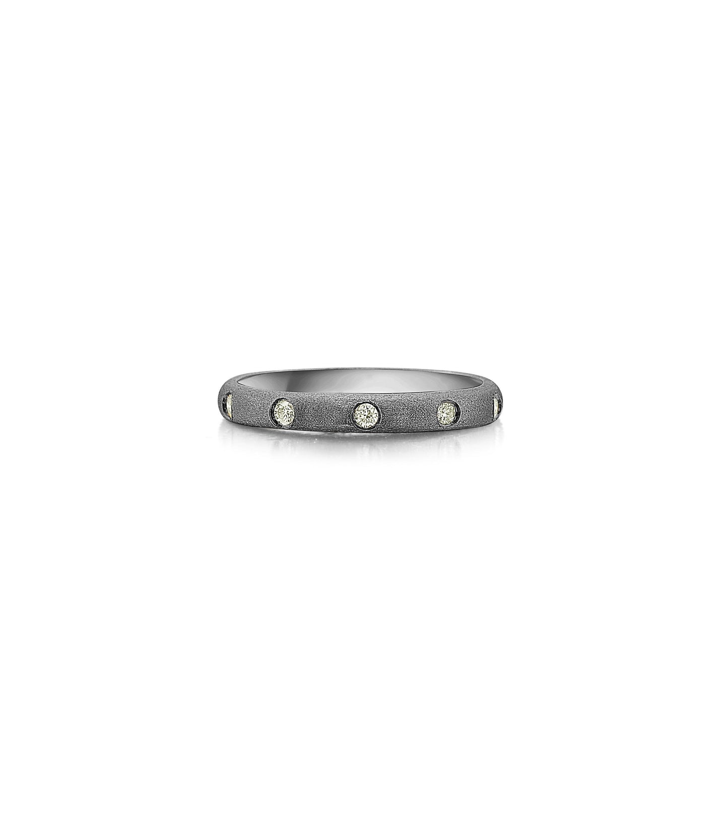 Diamond 5 Stone Flush Band