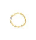 Diamond Oval Link Bracelet
