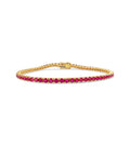 Ruby Tennis Bracelet
