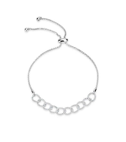 Diamond Cuban Link Bolo Bracelet