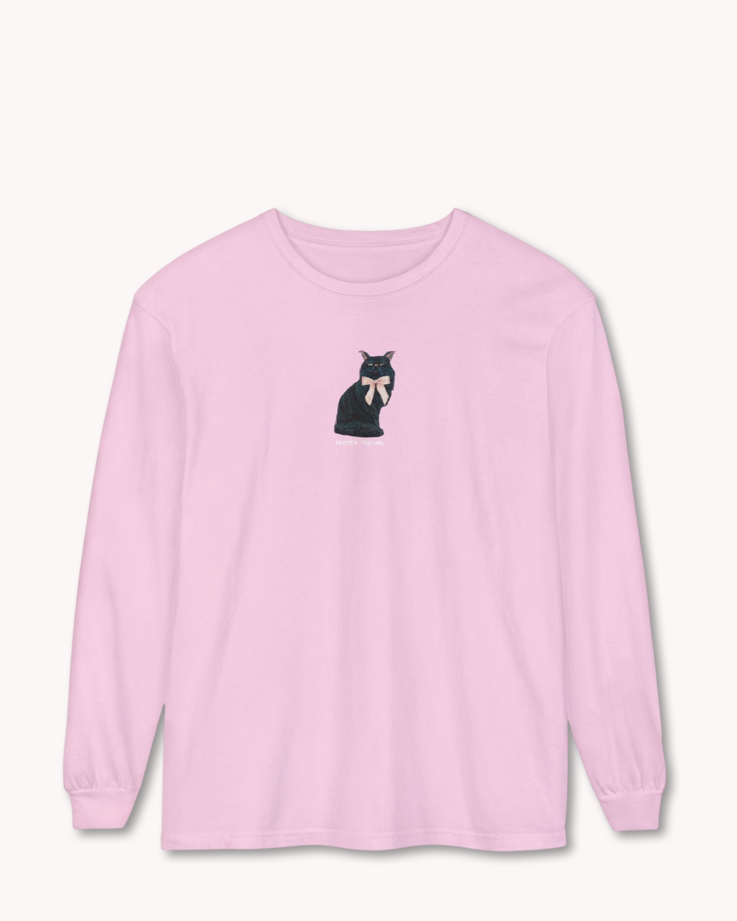 Black Persian Cat Long Sleeve T-Shirt