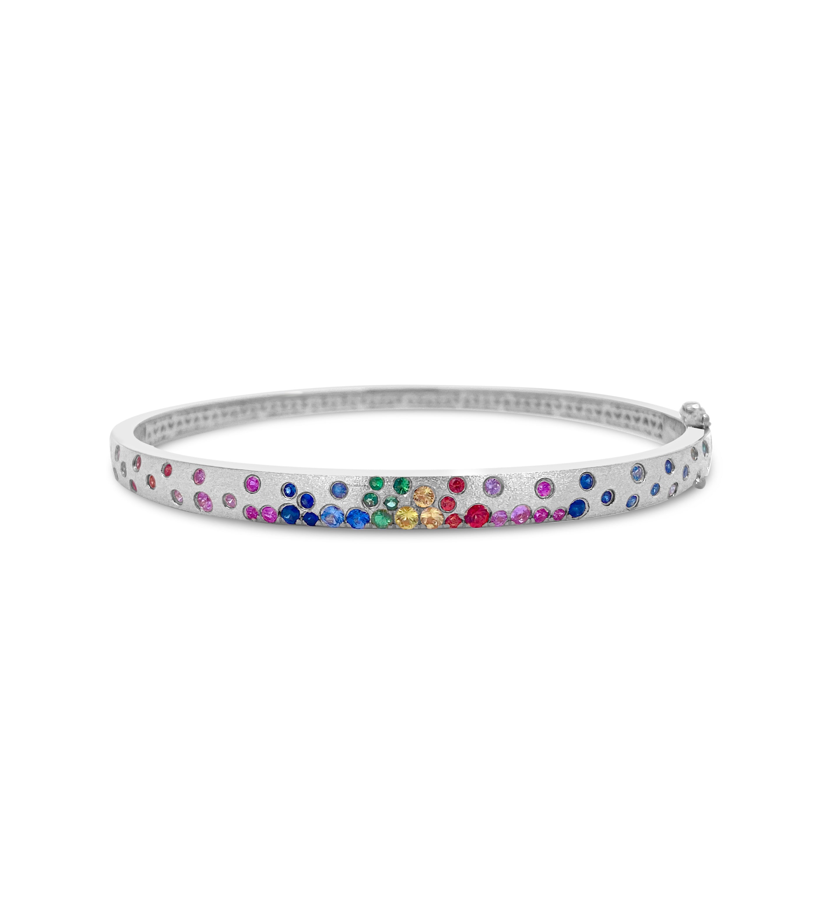 Rainbow Celestial Slim Bangle