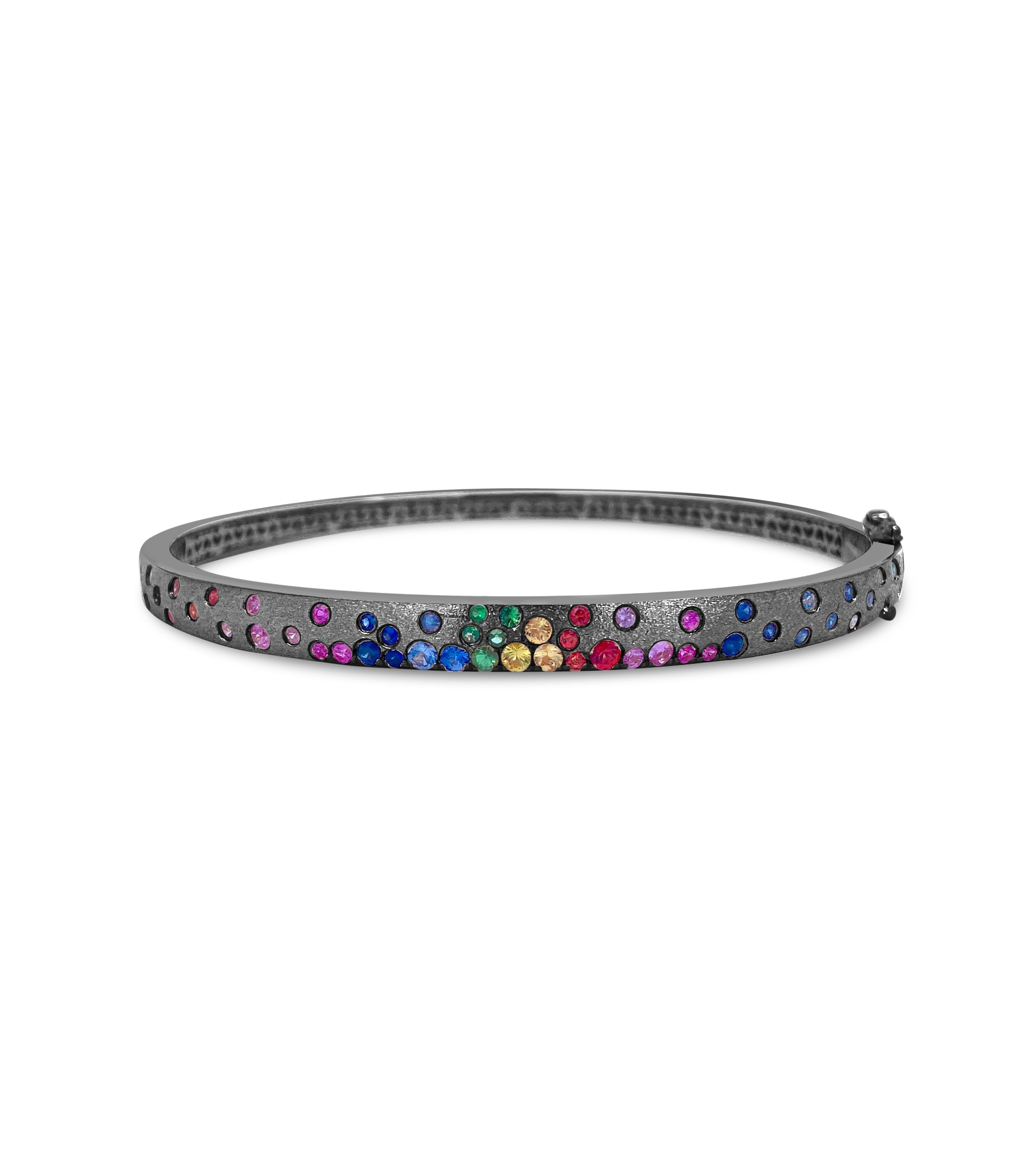 Rainbow Celestial Slim Bangle