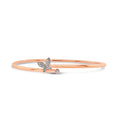 Diamond Butterfly Flexible Bangle