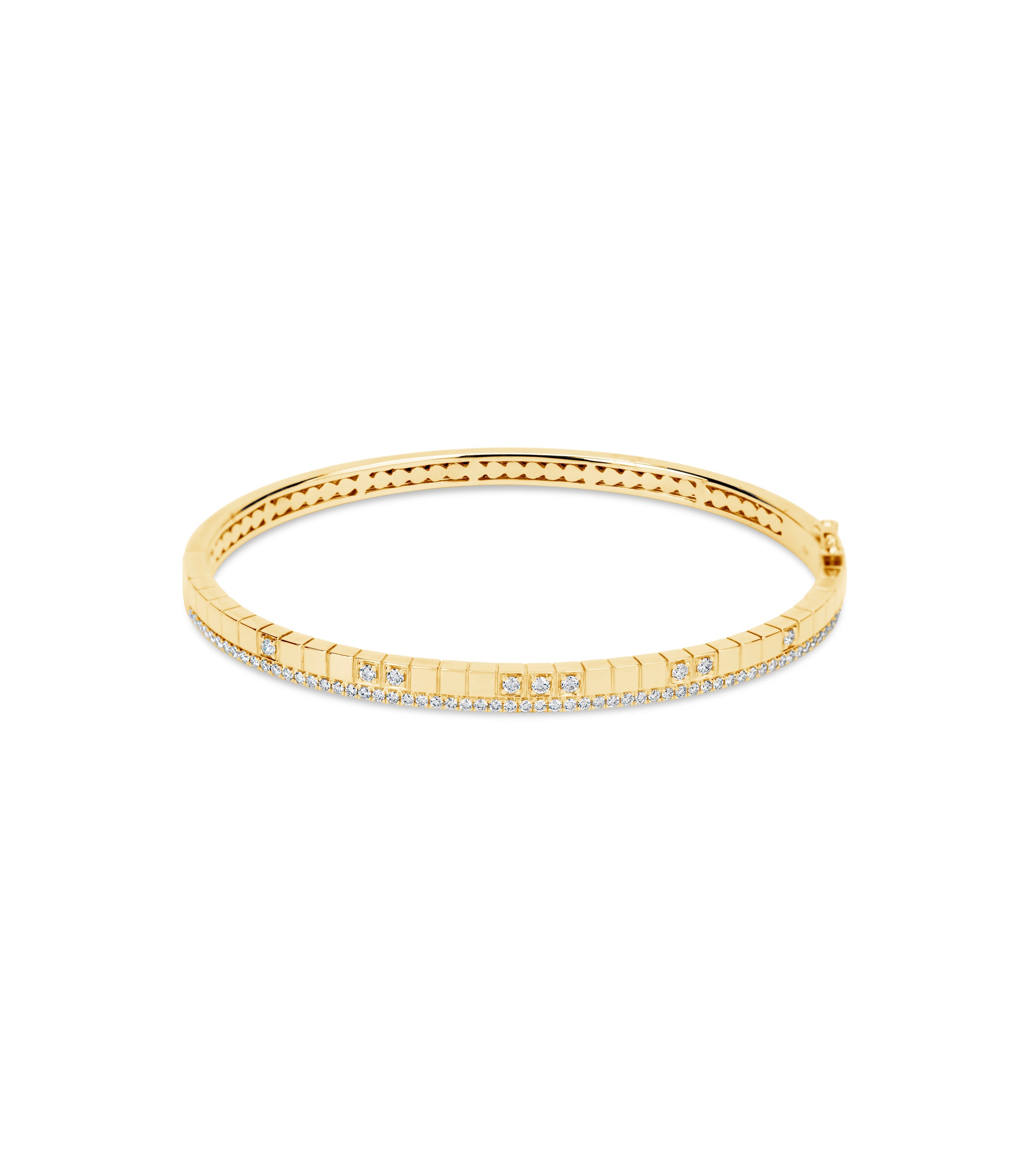 Diamond Grid Bangle