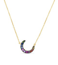 Rainbow Moon Necklace