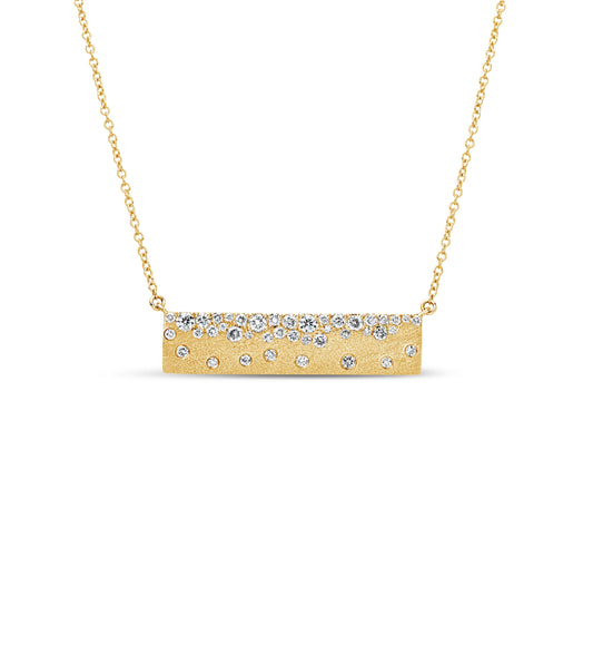 Diamond Celestial Bar Necklace
