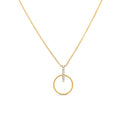 Diamond Door Knocker Necklace