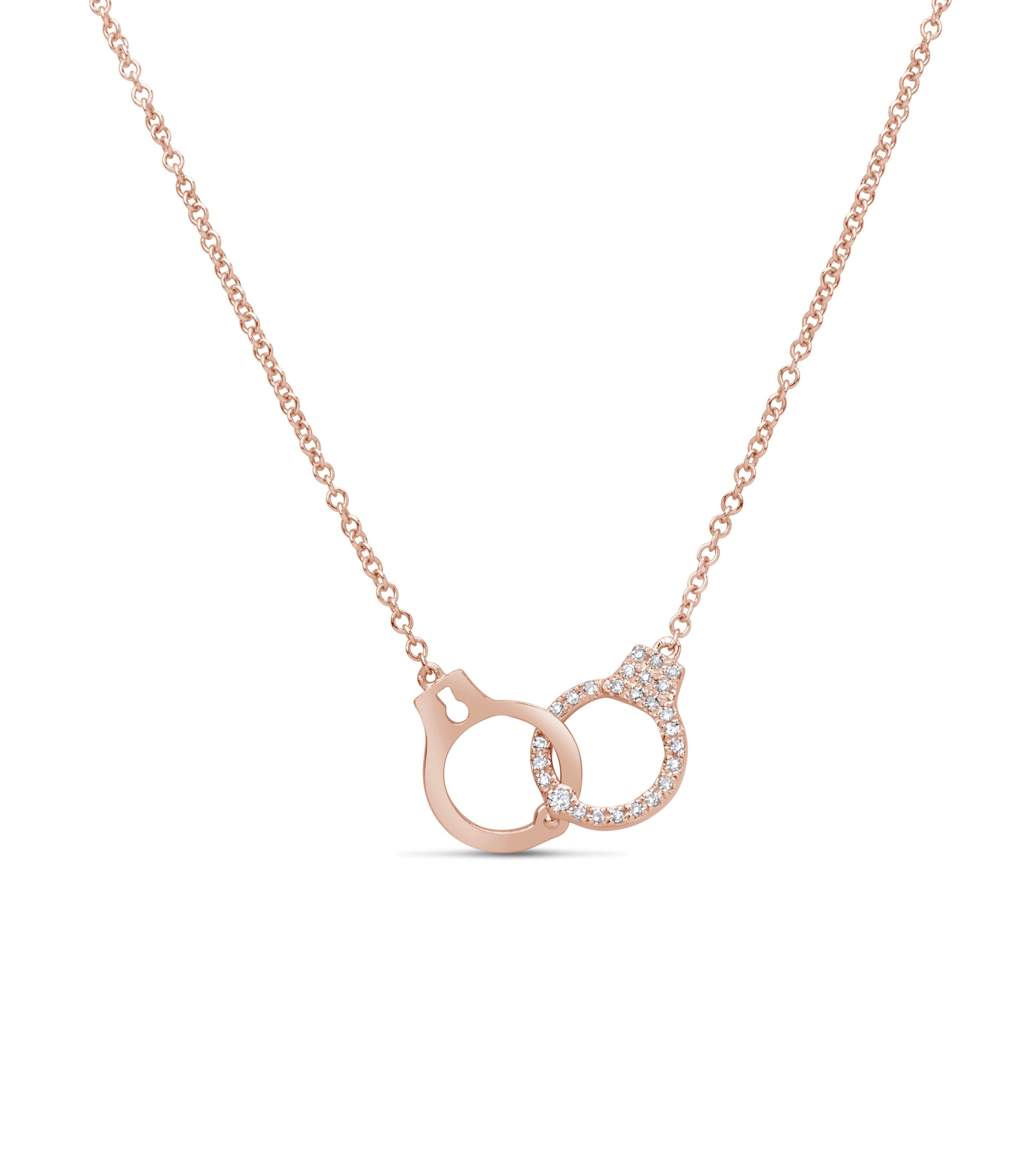 Diamond Handcuff Necklace