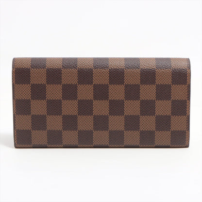 Louis Vuitton Damier Portofeuille Emilie N63544 TA2169 Rouge Long Wallet