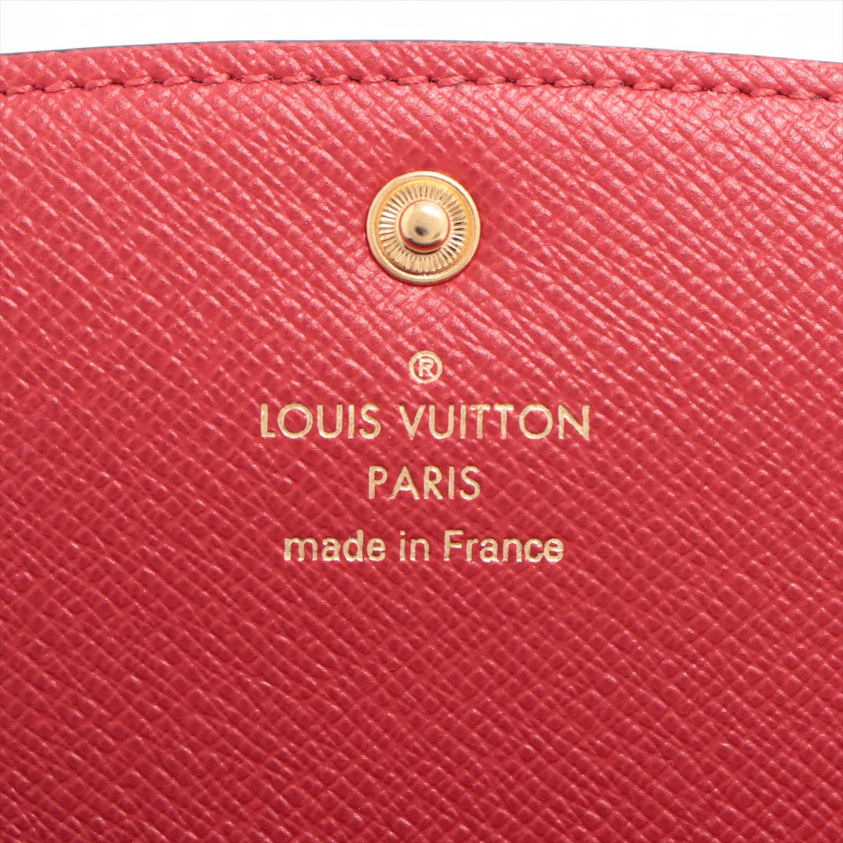 Louis Vuitton Damier Portofeuille Emilie N63544 TA2169 Rouge Long Wallet