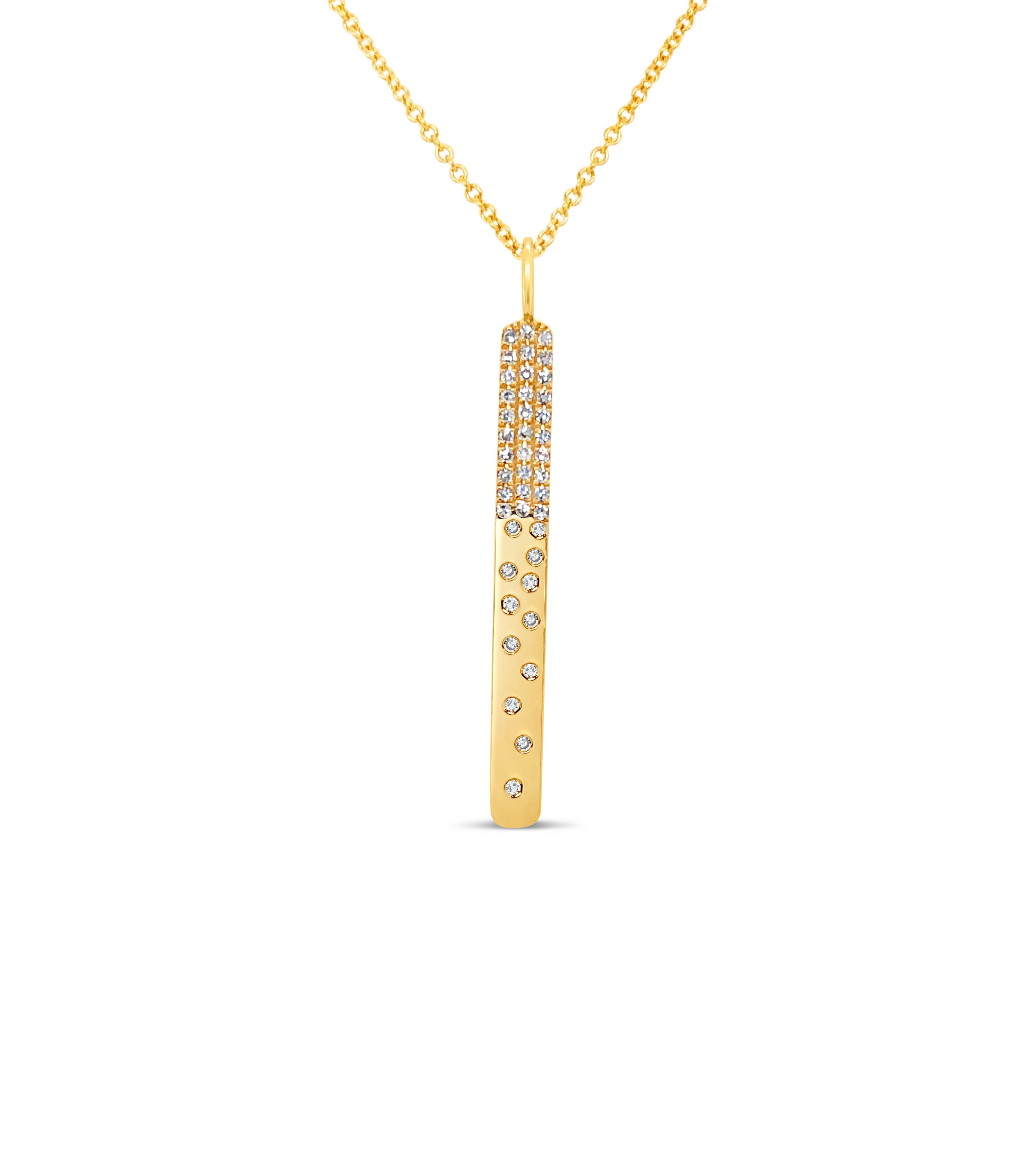 Diamond Celestial Bar Necklace