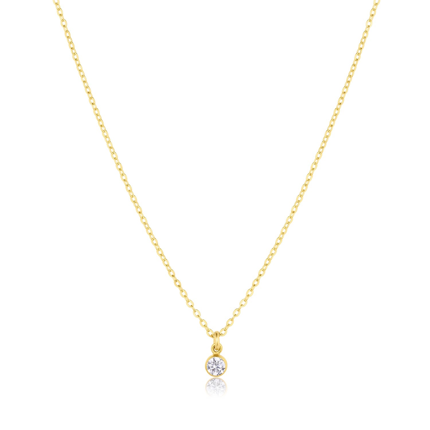 Birthstone Charm Necklace