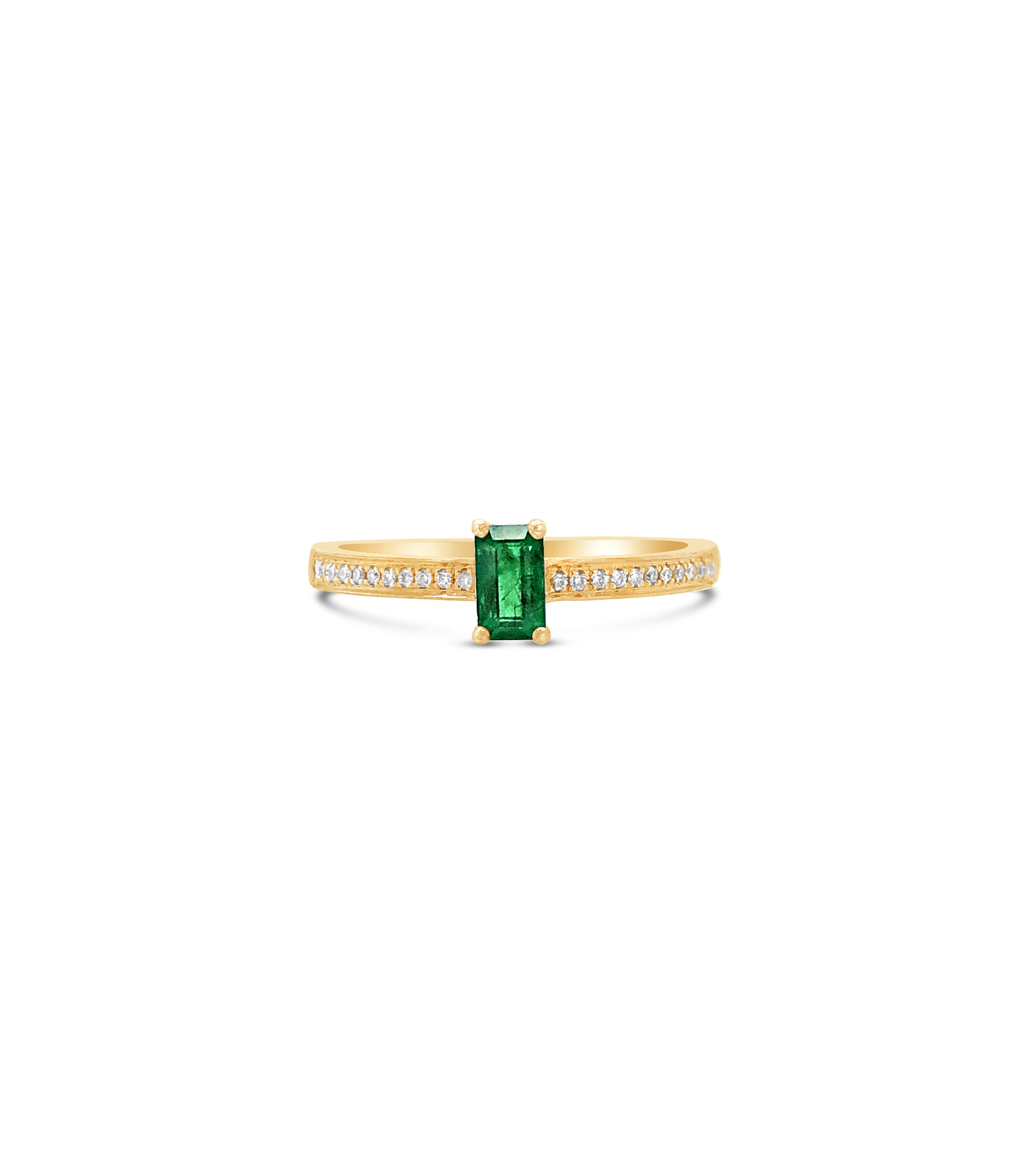 Emerald & Diamond Ring
