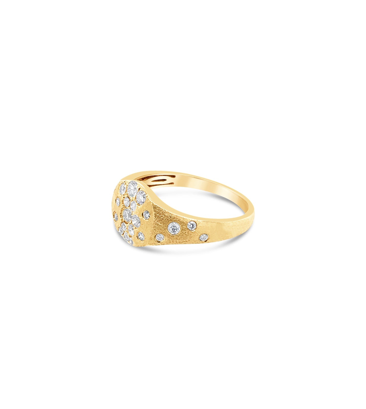 Diamond Celestial Pinky Ring