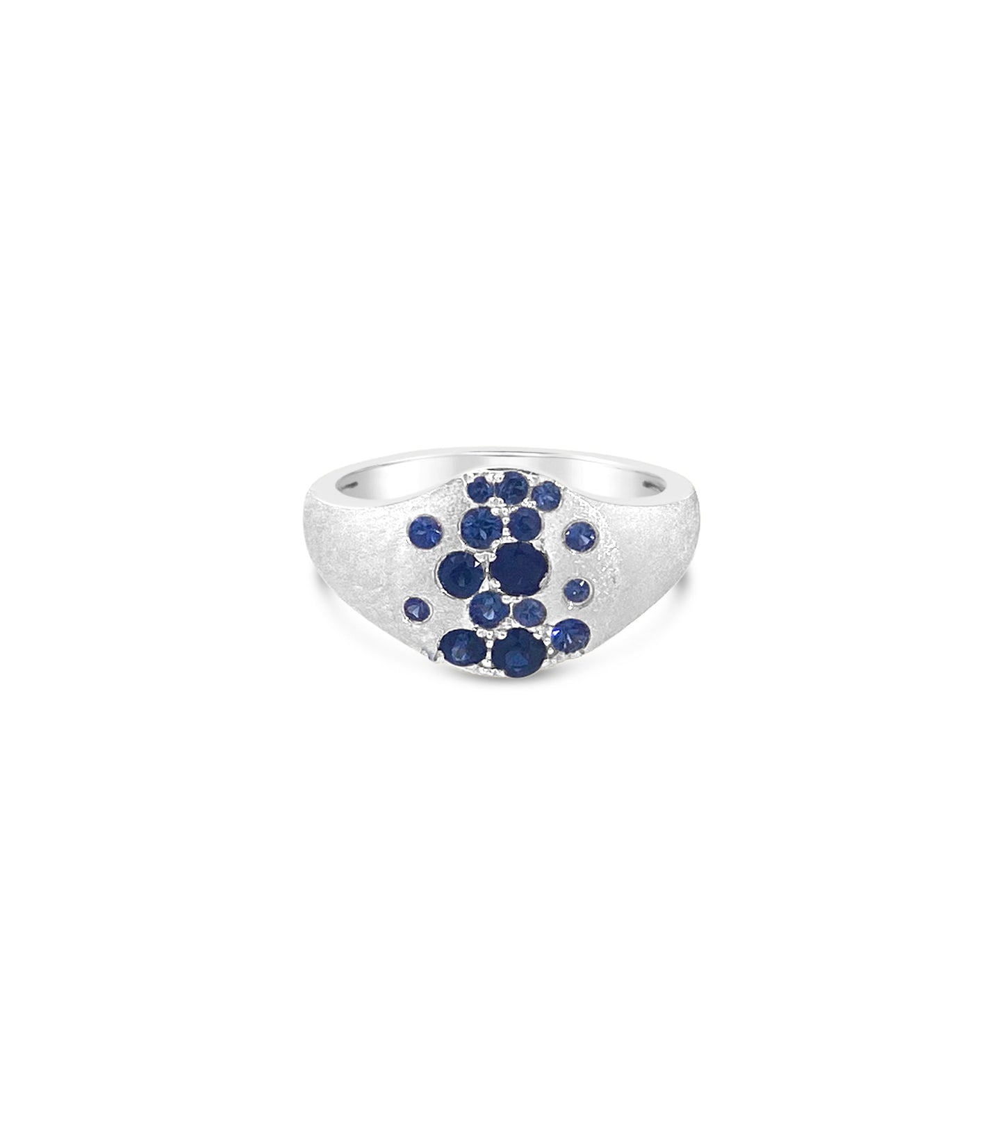 Sapphire Celestial Pinky Ring