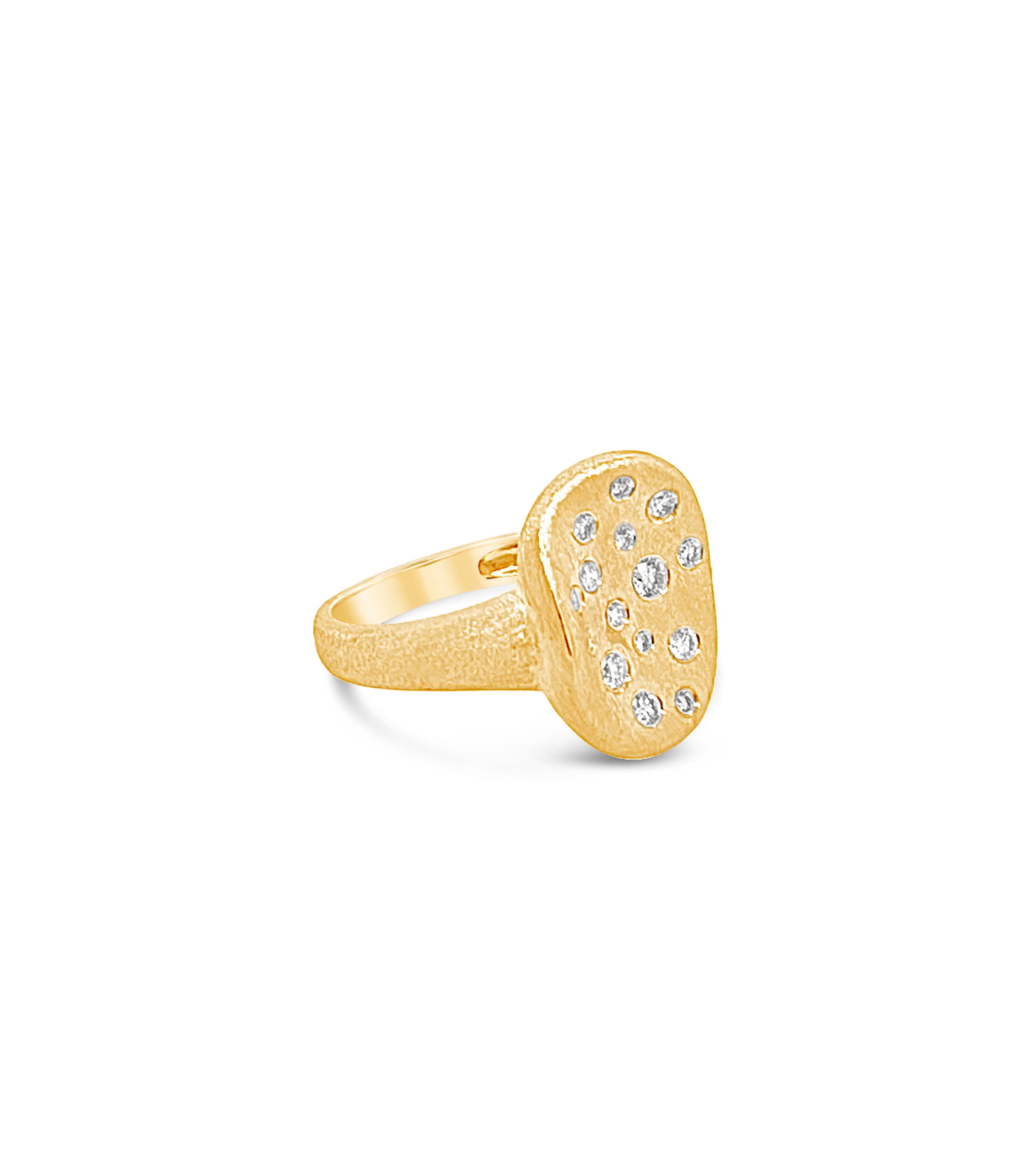 Diamond Celestial Concave Ring