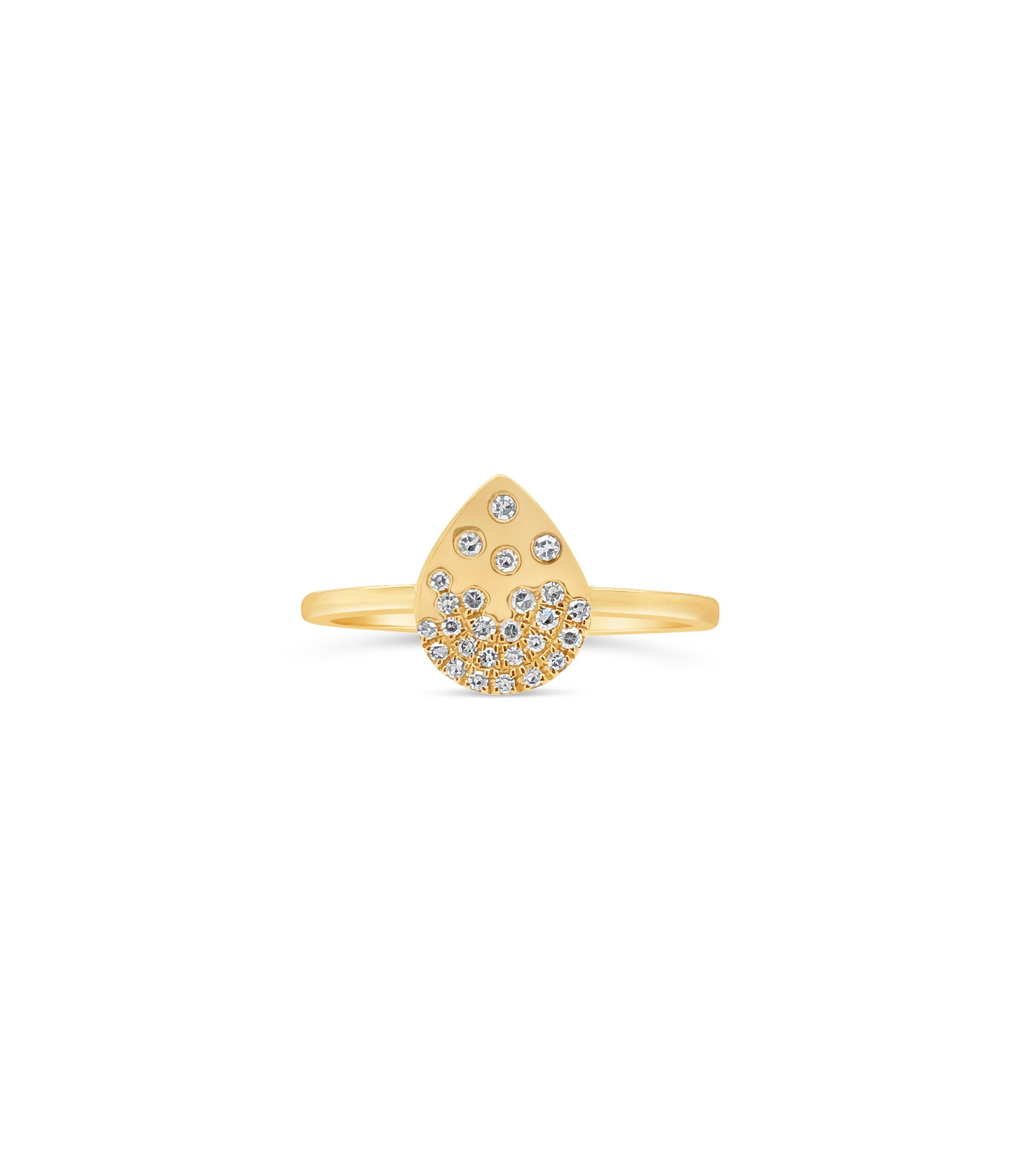 Diamond Celestial Pear Ring