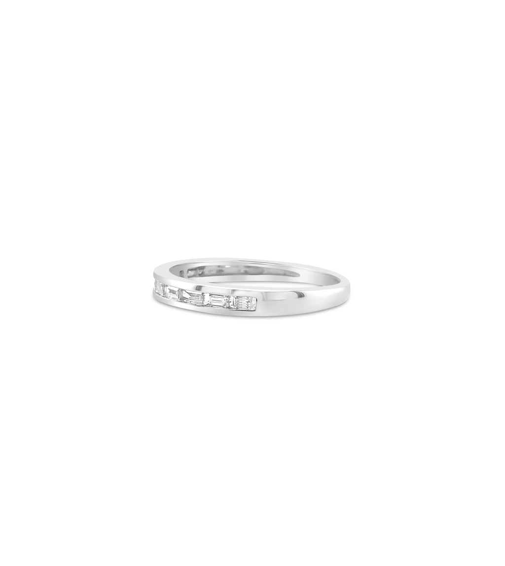 Diamond Baguette Channel Set Band