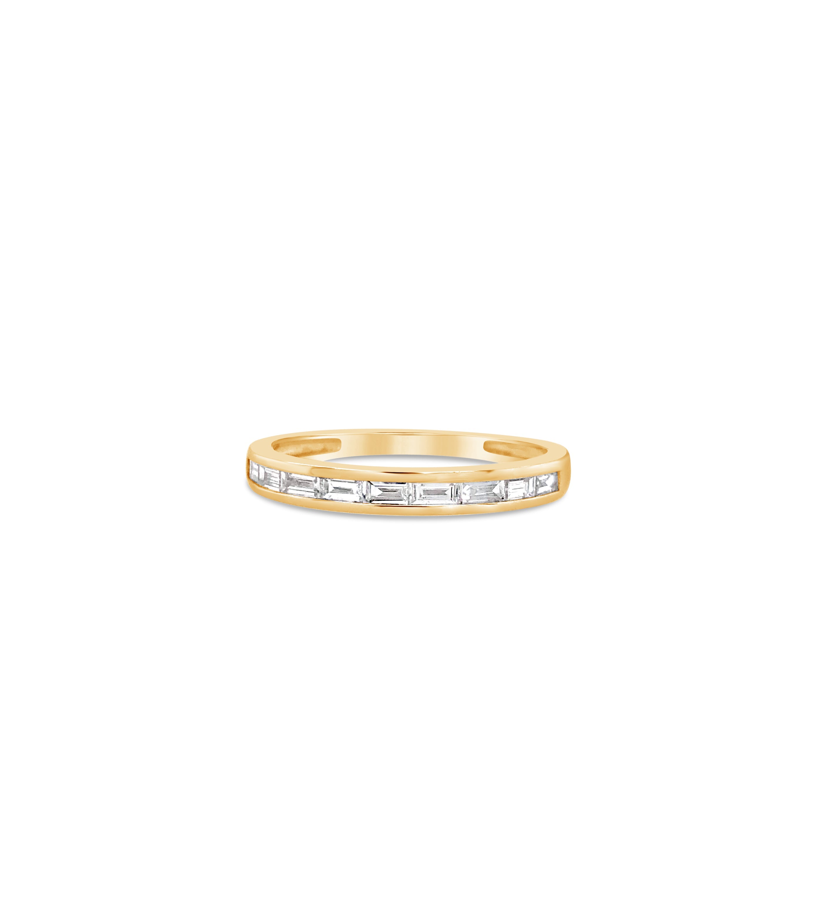 Diamond Baguette Channel Set Band