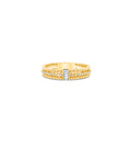 Diamond Baguette & Bead Ring