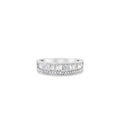 Diamond Baguette & Round Band