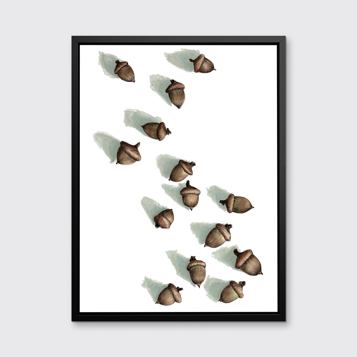 Acorns - Open Edition Canvas Print
