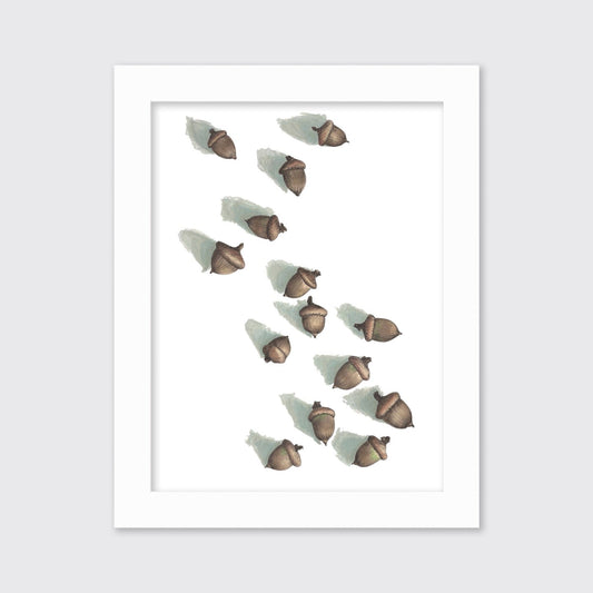 Acorns - Open Edition Paper Print