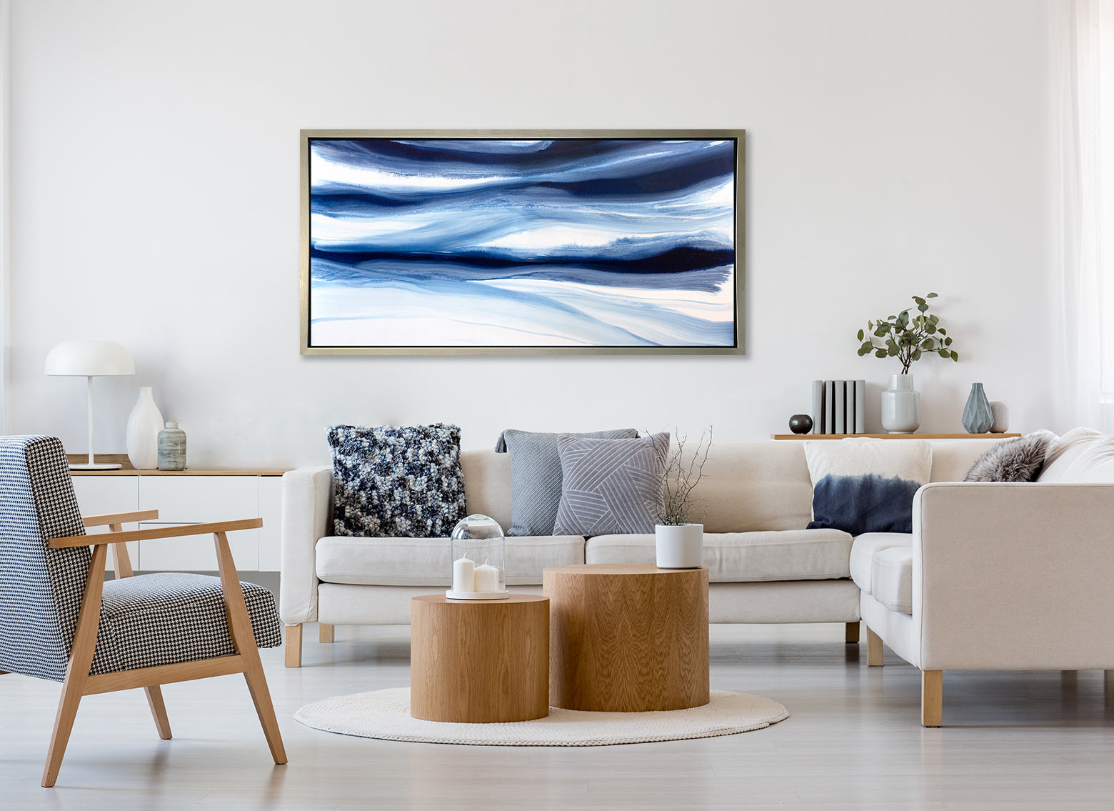 Denim Blues 1 - Open Edition Canvas Print