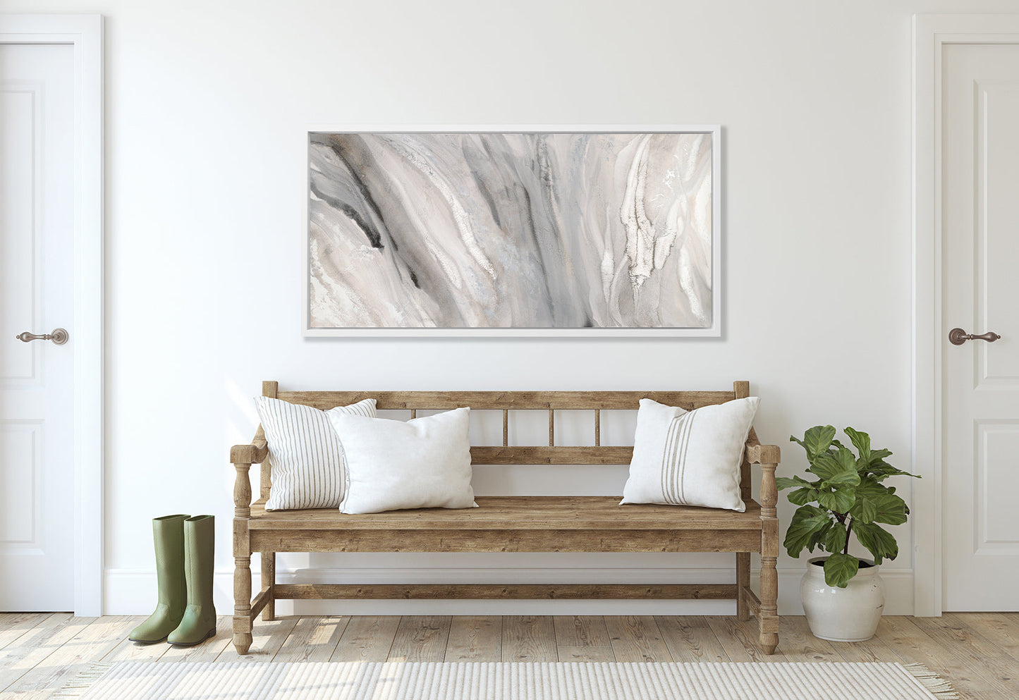 Warm White - Open Edition Canvas Print
